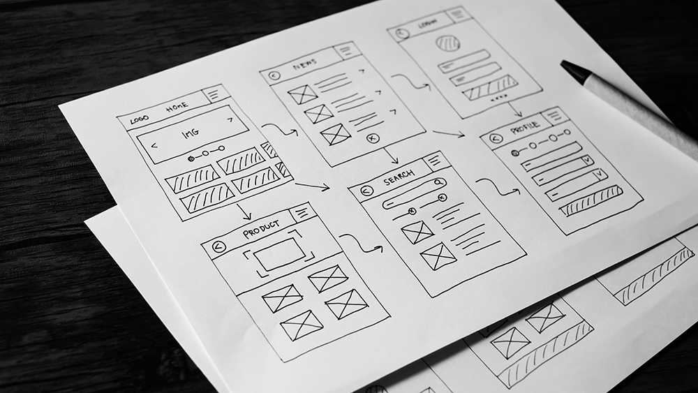 Image of Wireframe Sketches